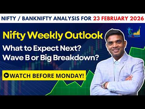 Nifty Prediction for Monday 23 Feb 2026: Nifty Weekly Outlook - Wave B or Big Breakdown?