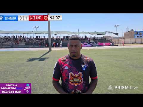 🏆PRIMERA DIVISIÓN-𝙋𝙐𝙀𝘽𝙇𝙊 𝙉𝙐𝙀𝙑𝙊🏆 JUV. PRIMAVERA VS 24 DE JUNIO