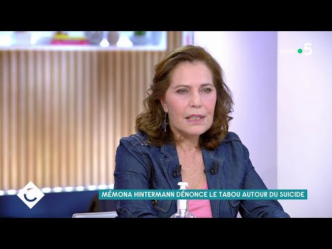 Mémona Hintermann dénonce le tabou autour du suicide - C à Vous - 20/05/2021