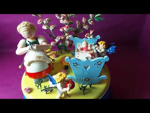 Steinbach uralte Spieluhr Nr.176 - seltenes Sammlerstück aus dem Erzgebirge