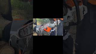 Extreme danger ⚠️ chainsaw trousers Demo x 3, why we wear them and why you should...check it out