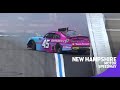 Justin Allgaier, Julia Landauer tangle at New Hampshire
