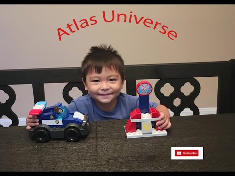 Mega Bloks PAW Patrol Chase's City Police Cruiser Playset Unboxing And Assembly