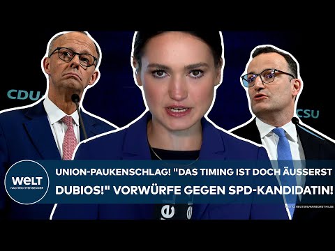 DEUTSCHLAND: Union-Paukenschlag! "Das Timing ist doch äußerst dubios!" Vorwürfe gegen SPD-Kandidatin