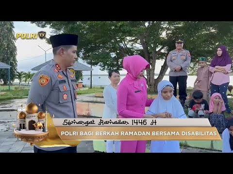 POLRES PULAU MOROTAI BAGI KEBAHAGIAN BERSAMA DISABILITAS