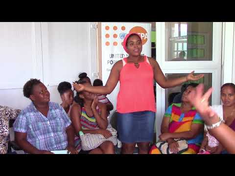 DOMINICA: Hurricane-affected survivors express themselves at launch of Women Friendly Spaces