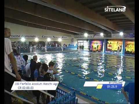 Serie 2 dei 200 Farfalla  Assoluti Maschi Agonisti - Meeting di Halloween 2013 9 Trofeo citta' di R