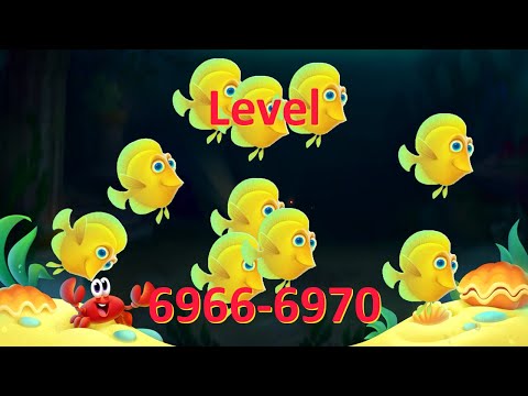 Fishdomフィッシュダム6966 6967 6968 6969 6970 Clear Videoクリア動画　capture攻略 Brain Teaser頭の体操 No charge無課金