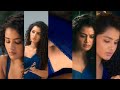 Anupama Parameswaran Hot Navel In Blue Saree Vartical Edit By Actress EditZ 2 O