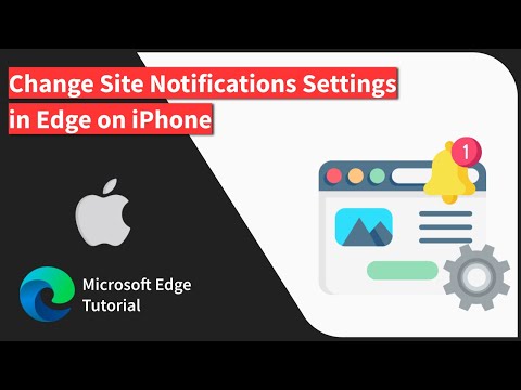 How to Customize the Notifications Settings in Edge app on iPhone