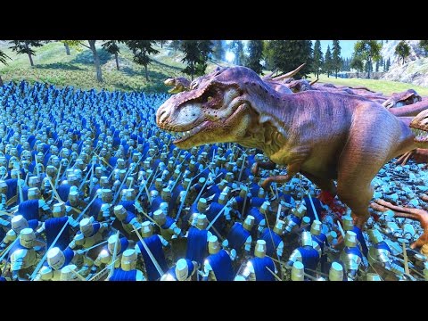 100 T-Rex Vs 15000 Zombies - Ultimate Epic Battle Simulator #1 | Eftsei Gaming