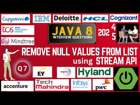 Java 8 Stream Api Interview Questions Remove Null Values From A List Using Stream Api In Java 8