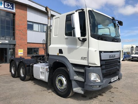DAF FTT CF460 6X4 DOUBLE DRIVE EURO 6 TRACTOR UNIT 2015 HX15 YXG ** £39,750.00**