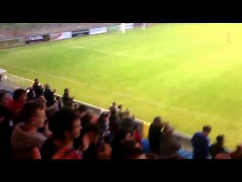 1000 Athlone Town fans singing stand up for the Athlone Town