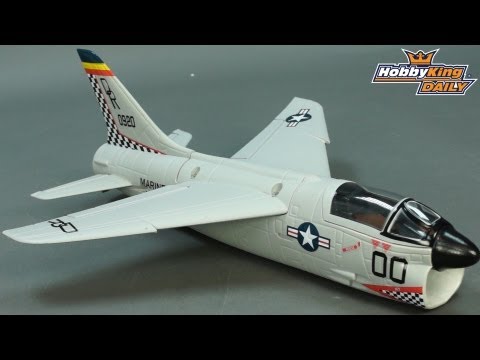HobbyKing Daily - Mini F8 Crusader EDF Fighter