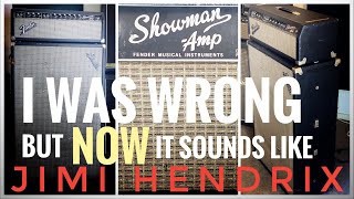 Video thumbnail for I was wrong BUT NOW it sounds like JIMI HENDRIX -  UP TO SPECS Fender Showman Half Stack by Johan Segeborn