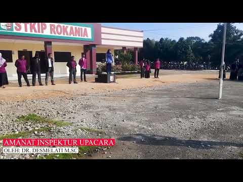 Upacara Hut RI 77 di STKIP Rokania