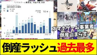 【ソシャゲ】過去最多ペース！2026年スマホゲーム倒産ラッシュと買い切りゲームへの回帰を徹底解説