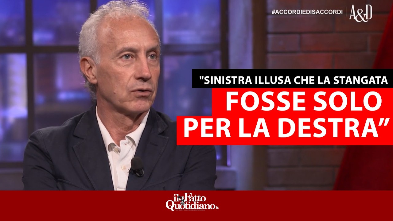 Travaglio: “Il centrosinistra si era illuso che la stangata del referendum fosse solo per la destra”