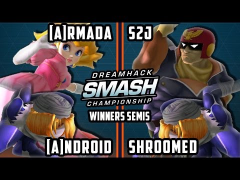 DHA 2017 SSBM Doubles - IMT | Shroomed & Tempo | S2J Vs. A | Armada & A | Android - Smash Melee WS
