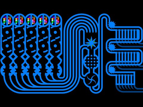 The Team Marble Race in Algodoo
