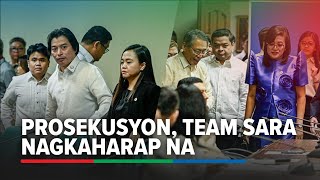 Ang unang paghaharap ng impeachment prosecutors, defense team ni Sara Duterte | ABS-CBN News