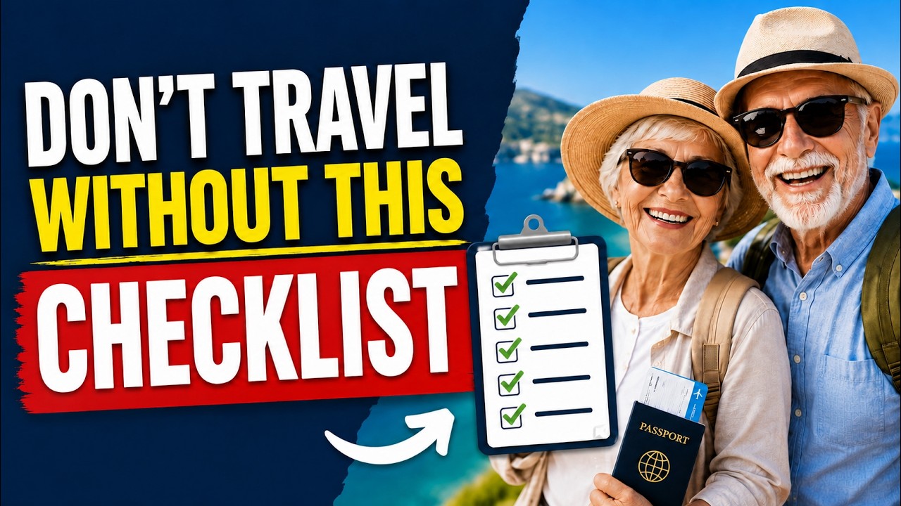 Senior Travel Checklist: 7 Things You MUST Do Before Flying