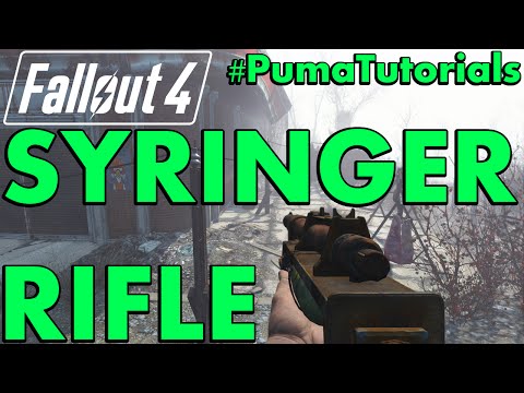 FALLOUT 4: Unique Weapons Guide - How to get the Short Syringer Rilfe #PumaTutorials