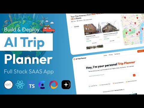 ✈️ Build & Deploy Full Stack AI Trip Planner NextJs App Using React, Typescript, Arcjet, Convex