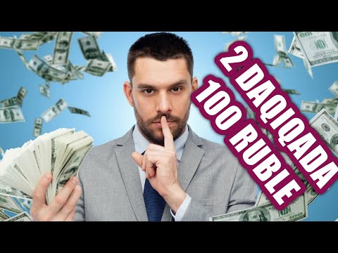 2 DAQIQADA 100 RUBL PUL ISHLASH  / Internetda pul topish yo'llari
