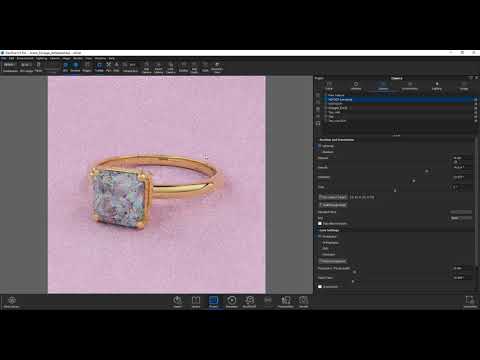 Keyshot jewelry Rendering Setup walktrough