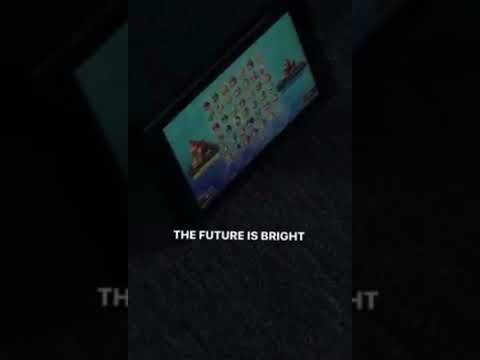 Ruby da cherry playing Nintendo switch on a plane
