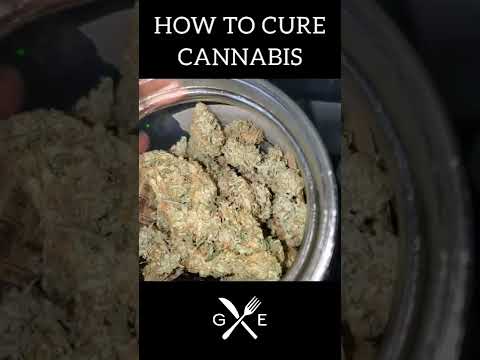 How To Cure Cannabis #shorts