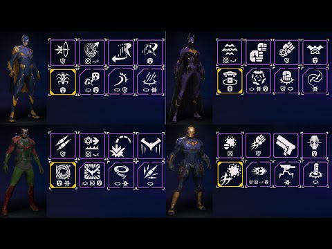 Gotham Knights All Momentum Abilities Showcase of All Characters