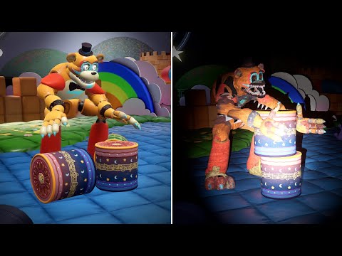 How Freddy and Nightmare Freddy CLEAN UP the MESS made by Gregory [FNAF Security Breach]