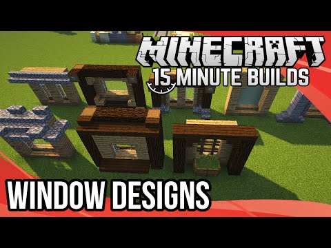 Minecraft 15-Minute Builds: Window Designs