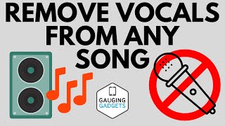 How to Remove Vocals from a Song for FREE - PC, iPhone, Android, Mac