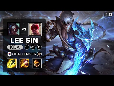 Lee Sin Jungle vs Kayn - KR Challenger - Preseason 11 Patch 11.23
