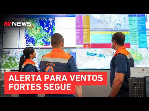 São Paulo mobiliza gabinete de crise após temporais e vendaval