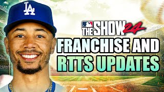 MLB The Show 24 Franchise & Road to the Show Updates