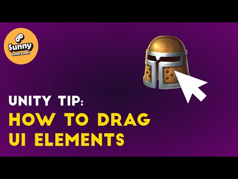 How to drag and drop UI elements in Unity