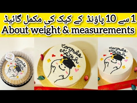Complete guide about 1- 10 pound cake measurement | fatimacuisine2020