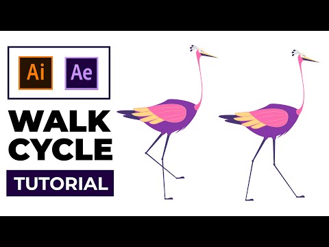 Dog Walking Animation in After Effects Tutorial Dog Walk cycle