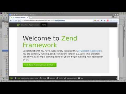 Zend Framework 3 tutorial 1: Skeleton walkthrough.