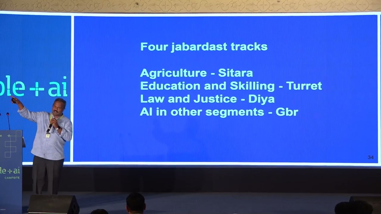 Briefing on the four breakout tracks by Jagadish Babu, COO at EkStep Foundation