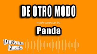 Panda - De Otro Modo (Versión Karaoke)