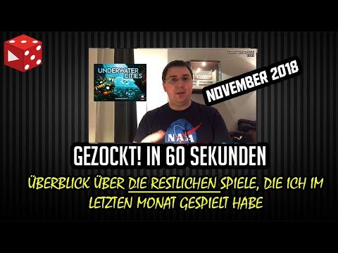 Gezockt! November in (nicht ganz) 60 Sekunden - Der Nachschlag!