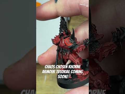 Chaos Chosen Khorne Armour tutorial coming soon!