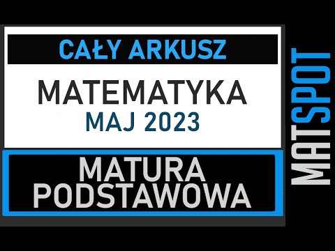 Cały arkusz - matura podstawowa 2023 - matematyka