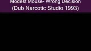 modest mouse-wrong decision